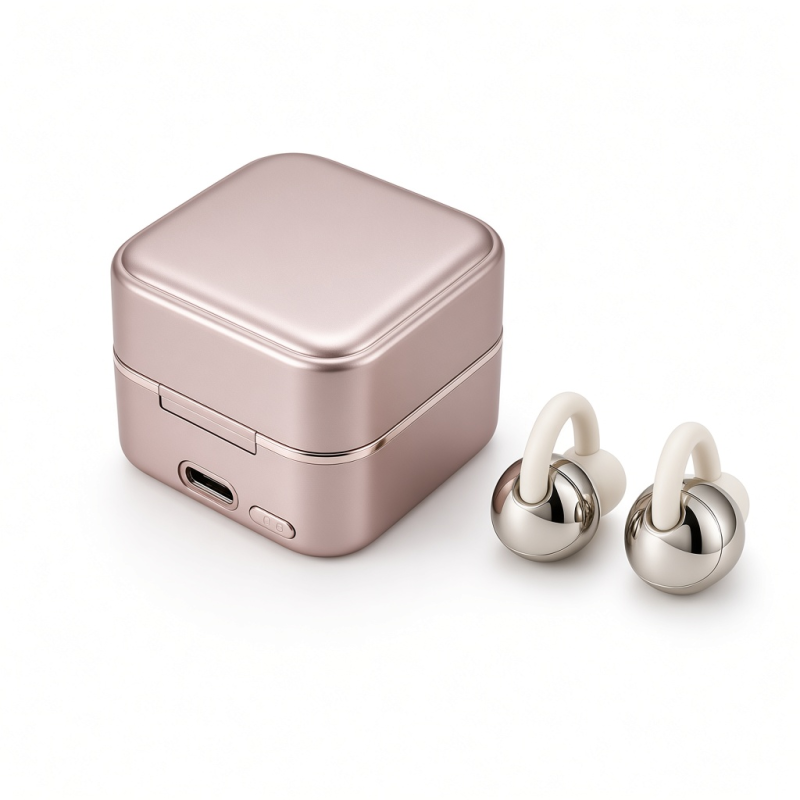 Open-Ear Clips with Mirror Case