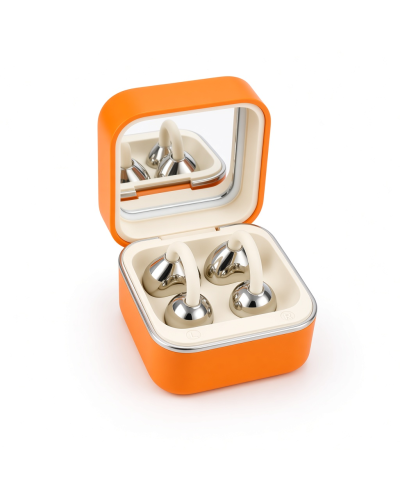 Open-Ear Clips with Mirror Case